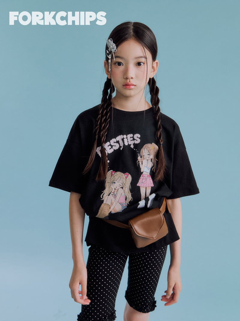 Fork Chips - Korean Children Fashion - #Kfashion4kids - Sister Tee - 7