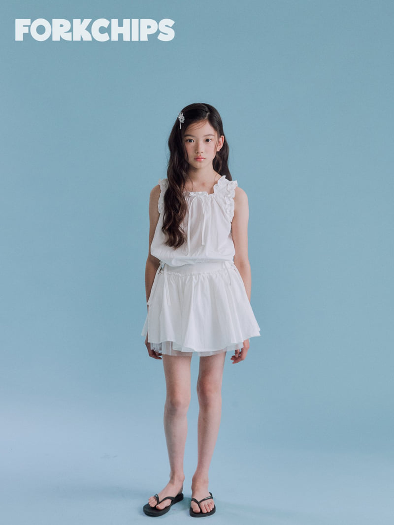 Fork Chips - Korean Children Fashion - #Kfashion4kids - Air Ruffle Blouse - 10