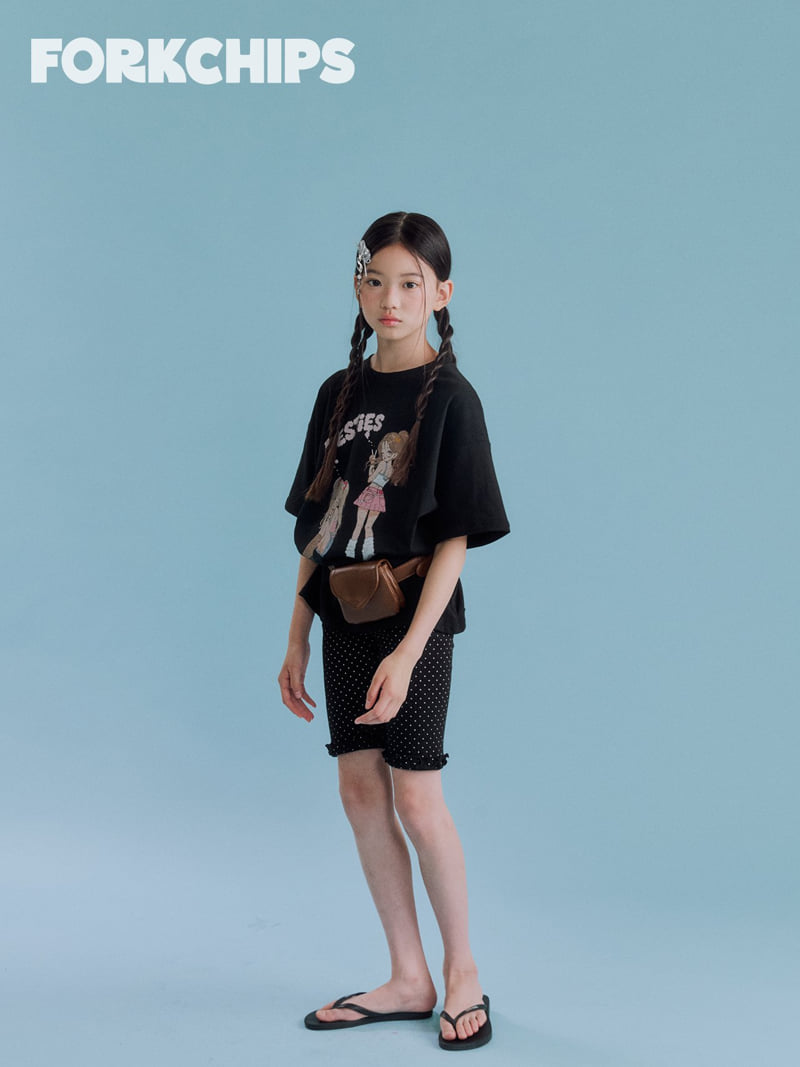 Fork Chips - Korean Children Fashion - #childofig - Sister Tee - 12