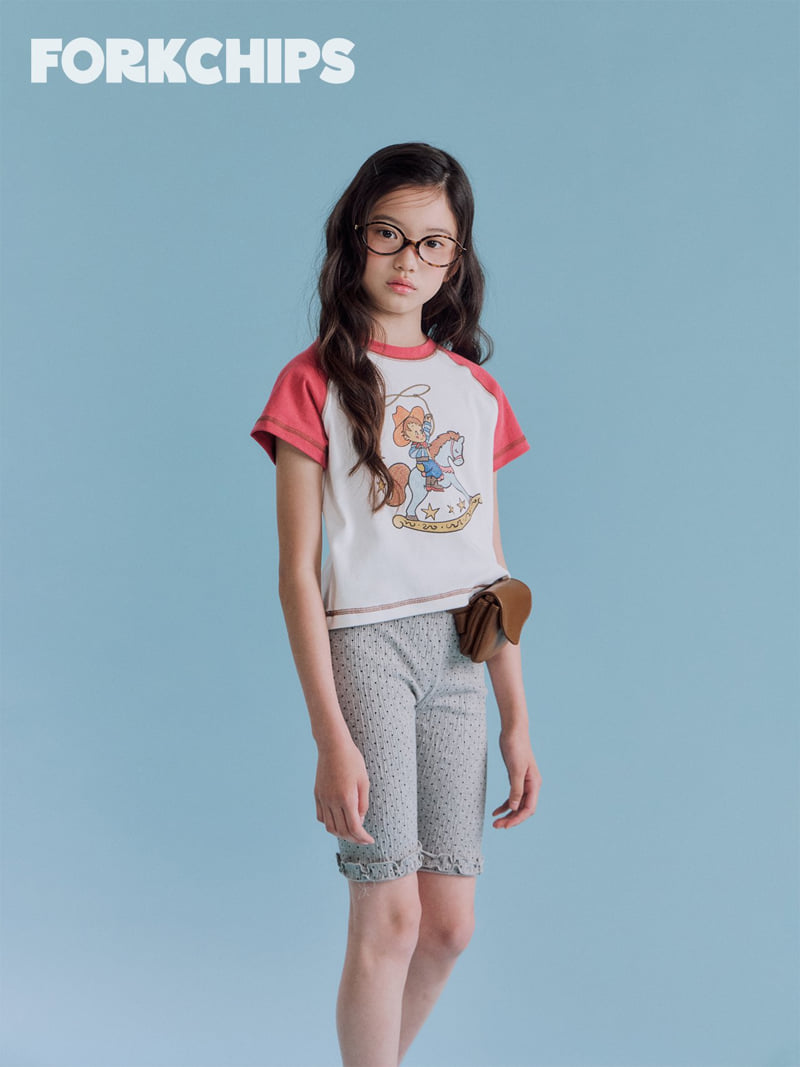 Fork Chips - Korean Children Fashion - #childofig - Dotty Ruffle Leggings - 11