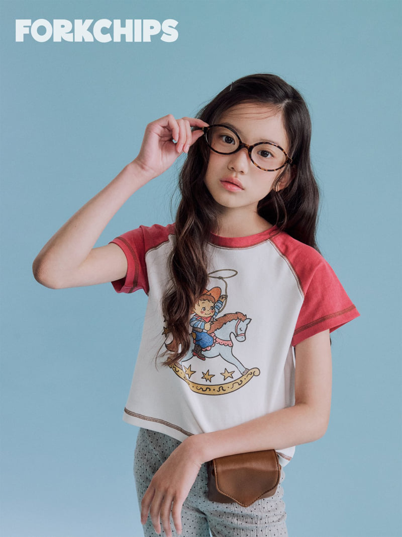 Fork Chips - Korean Children Fashion - #childofig - Baby Horse Tee - 9