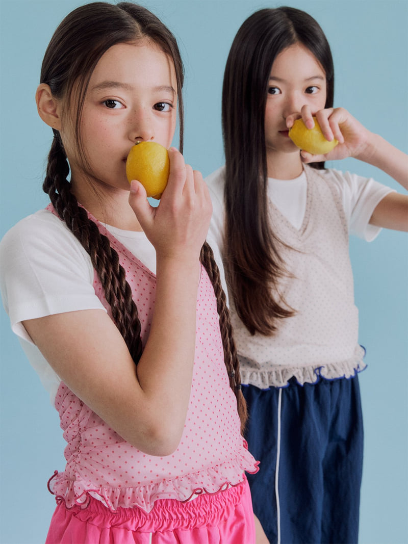 Fork Chips - Korean Children Fashion - #childofig - Chewing Halter Sleeveless - 8