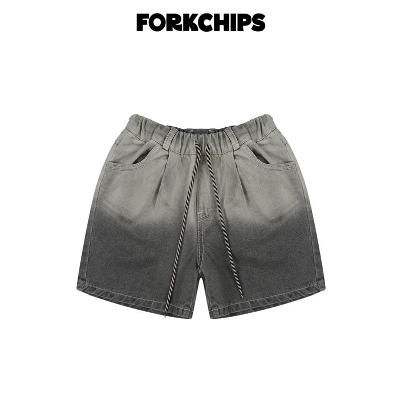 Fork Chips - Korean Children Fashion - #childrensboutique - Blending Denim Pants - 3