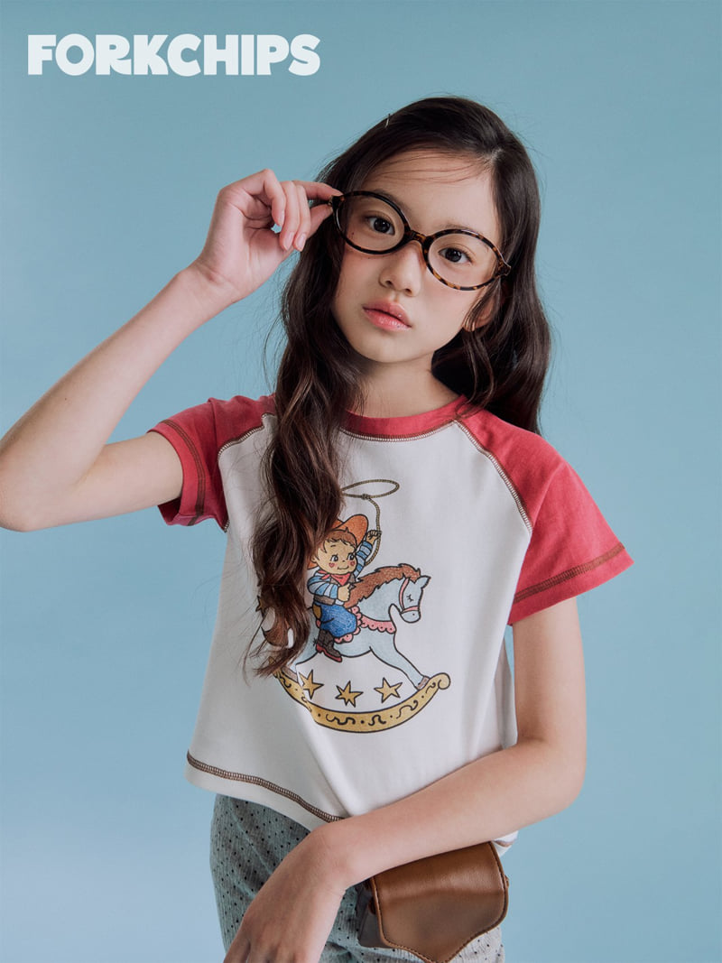 Fork Chips - Korean Children Fashion - #childrensboutique - Baby Horse Tee - 11