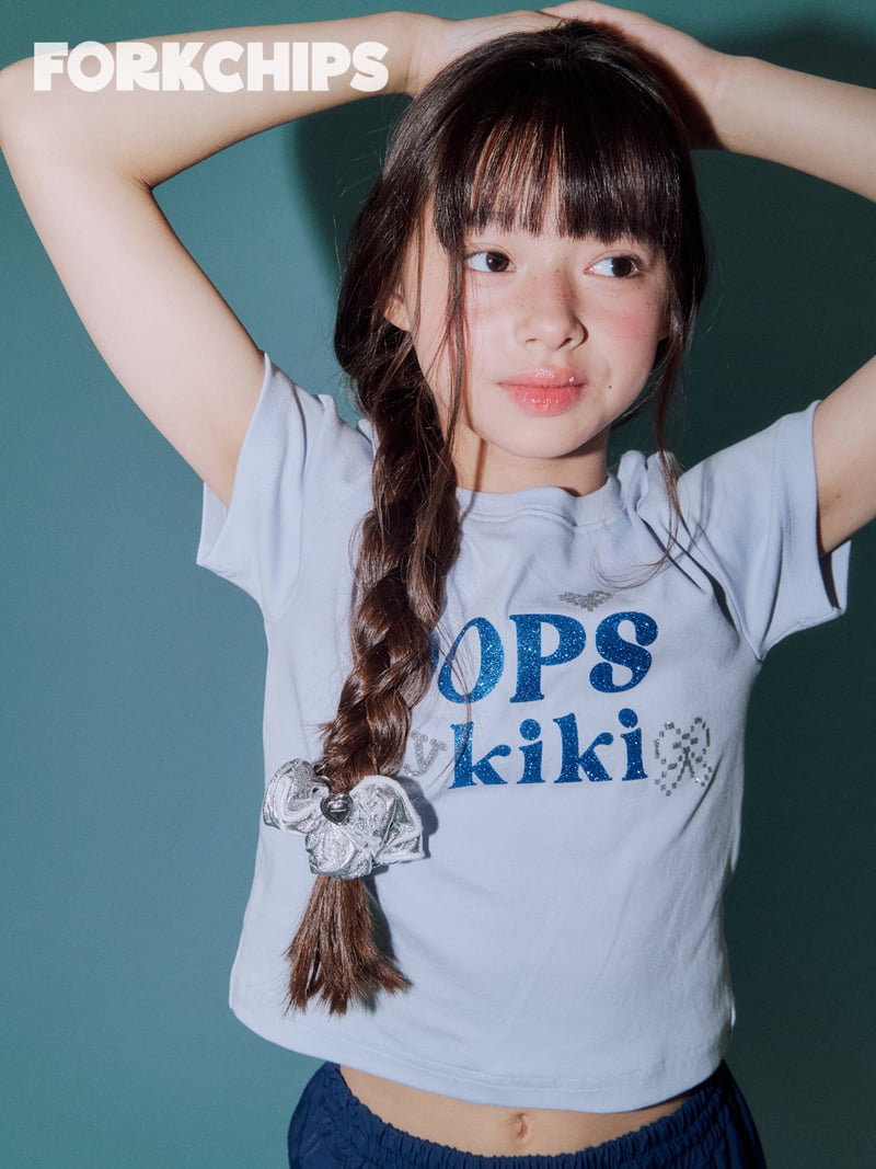 Fork Chips - Korean Children Fashion - #childrensboutique - Oops Kiki Tee - 8