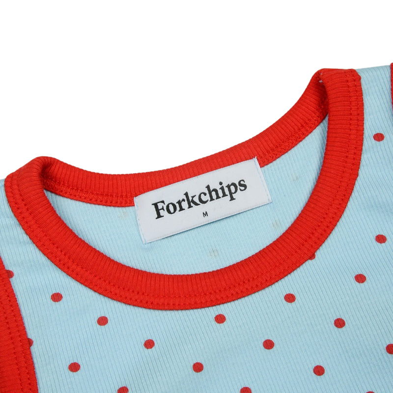 Fork Chips - Korean Children Fashion - #childrensboutique - Tomato Slit Sleeveless - 5