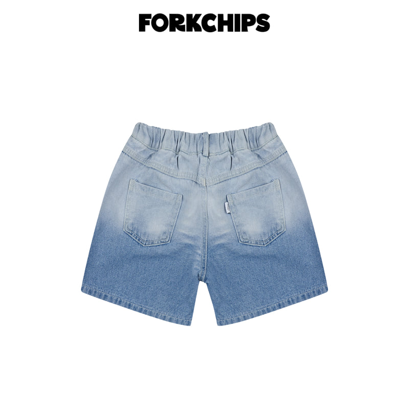 Fork Chips - Korean Children Fashion - #childrensboutique - Blending Denim Pants - 4