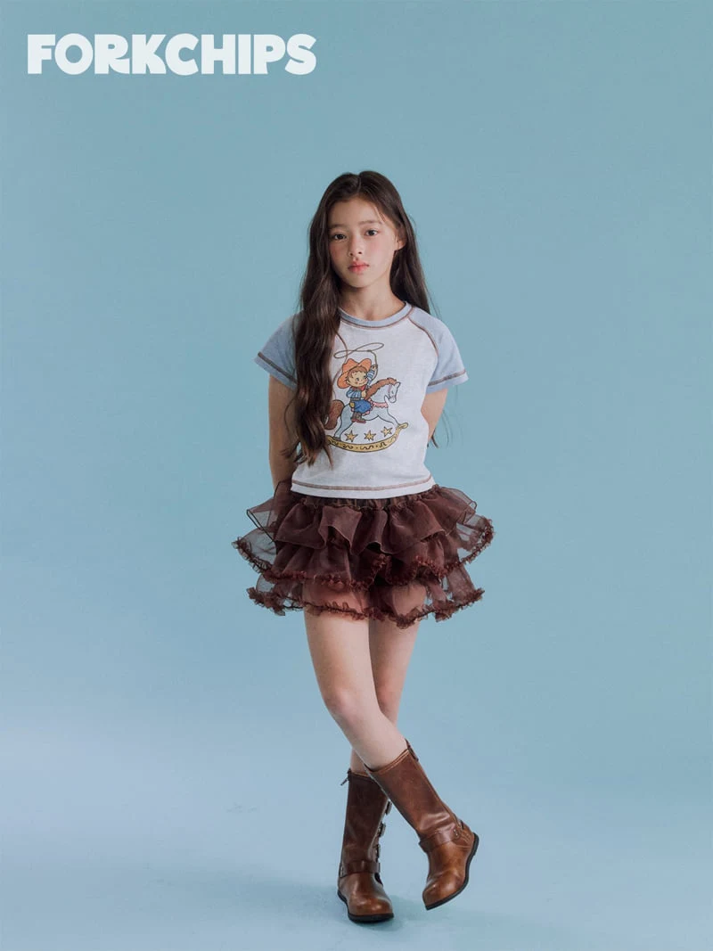 Fork Chips - Korean Children Fashion - #designkidswear - Baby Horse Tee - 12