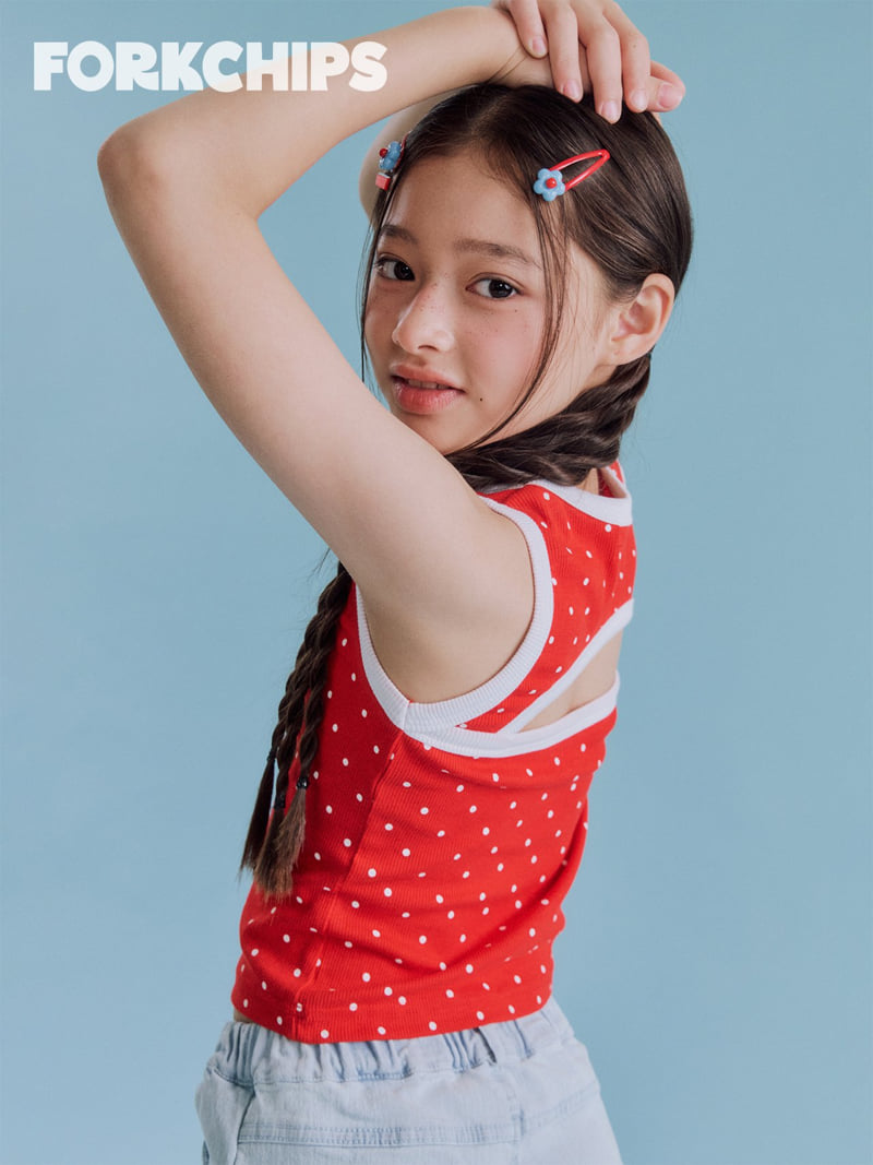 Fork Chips - Korean Children Fashion - #designkidswear - Rolly Flower Snap Hairpin - 2