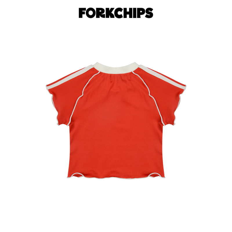 Fork Chips - Korean Children Fashion - #designkidswear - Paris Wave Tee - 4
