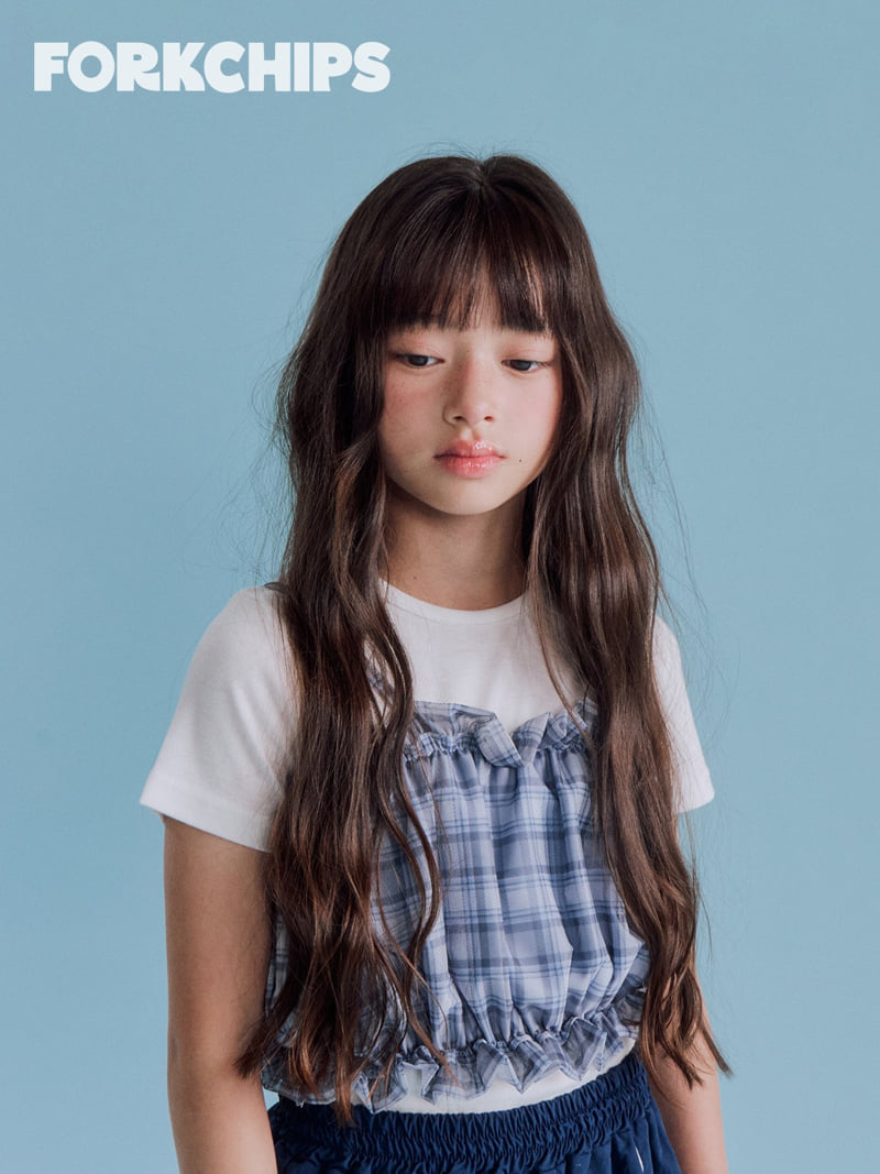 Fork Chips - Korean Children Fashion - #discoveringself - Picnic Bustier - 8