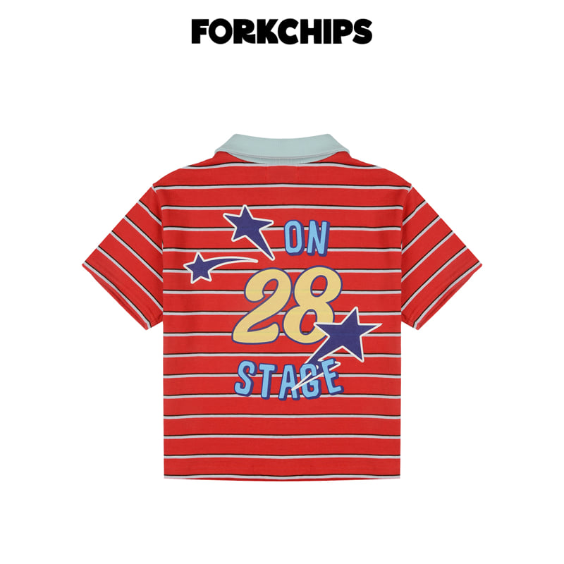 Fork Chips - Korean Children Fashion - #designkidswear - Rodeo Collar Tee - 4