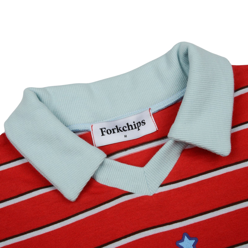 Fork Chips - Korean Children Fashion - #kidsshorts - Rodeo Collar Tee - 6