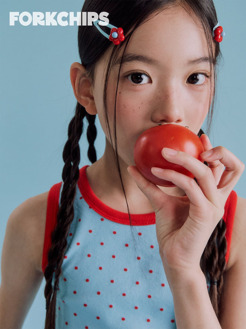 Fork Chips - Korean Children Fashion - #kidsshorts - Rolly Flower Snap Hairpin - 5