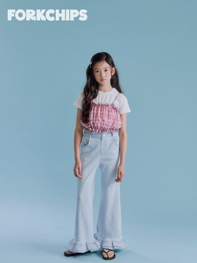 Fork Chips - Korean Children Fashion - #kidsstore - Picnic Bustier - 11