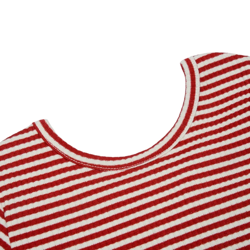 Fork Chips - Korean Children Fashion - #kidsstore - Cherry Slit Tee - 5