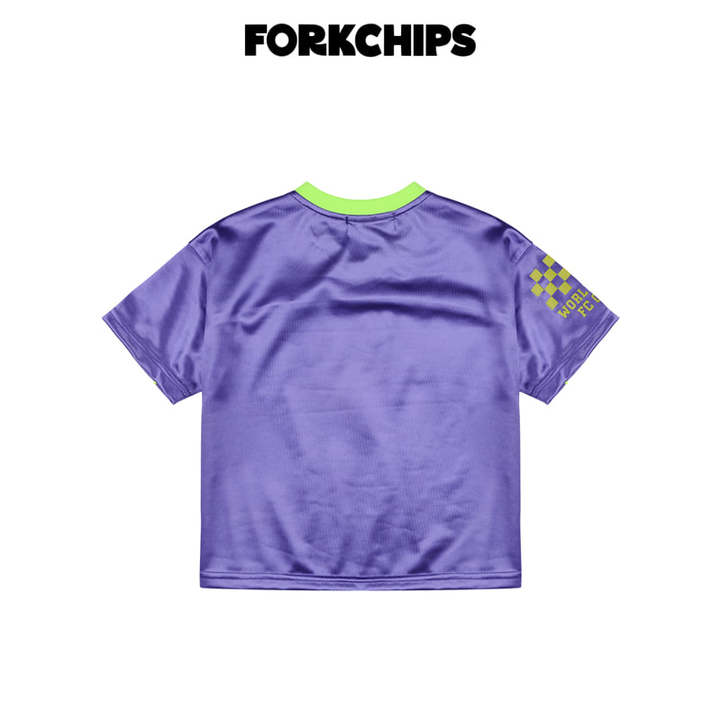 Fork Chips - Korean Children Fashion - #kidsshorts - Crew Chips Tee - 4