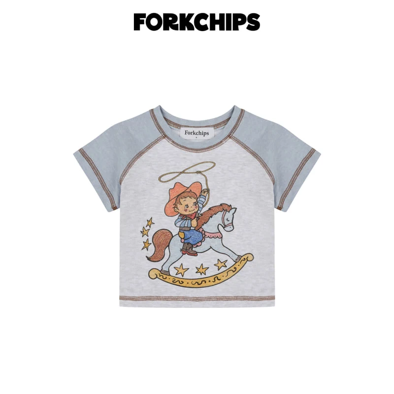 Fork Chips - Korean Children Fashion - #kidzfashiontrend - Baby Horse Tee - 3