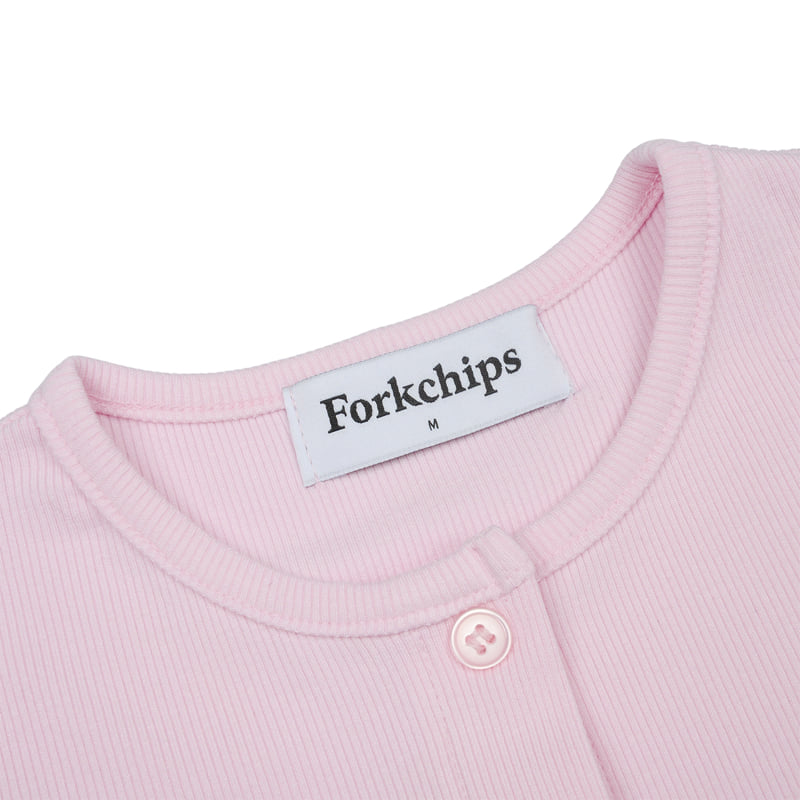 Fork Chips - Korean Children Fashion - #magicofchildhood - Milky Cardigan Set - 5