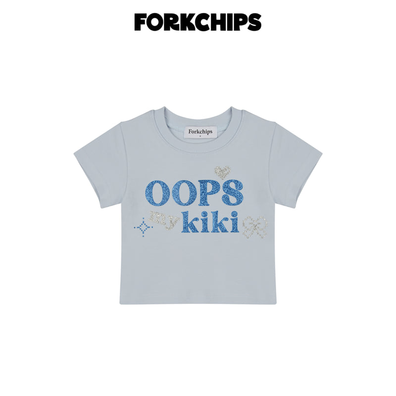 Fork Chips - Korean Children Fashion - #magicofchildhood - Oops Kiki Tee - 3