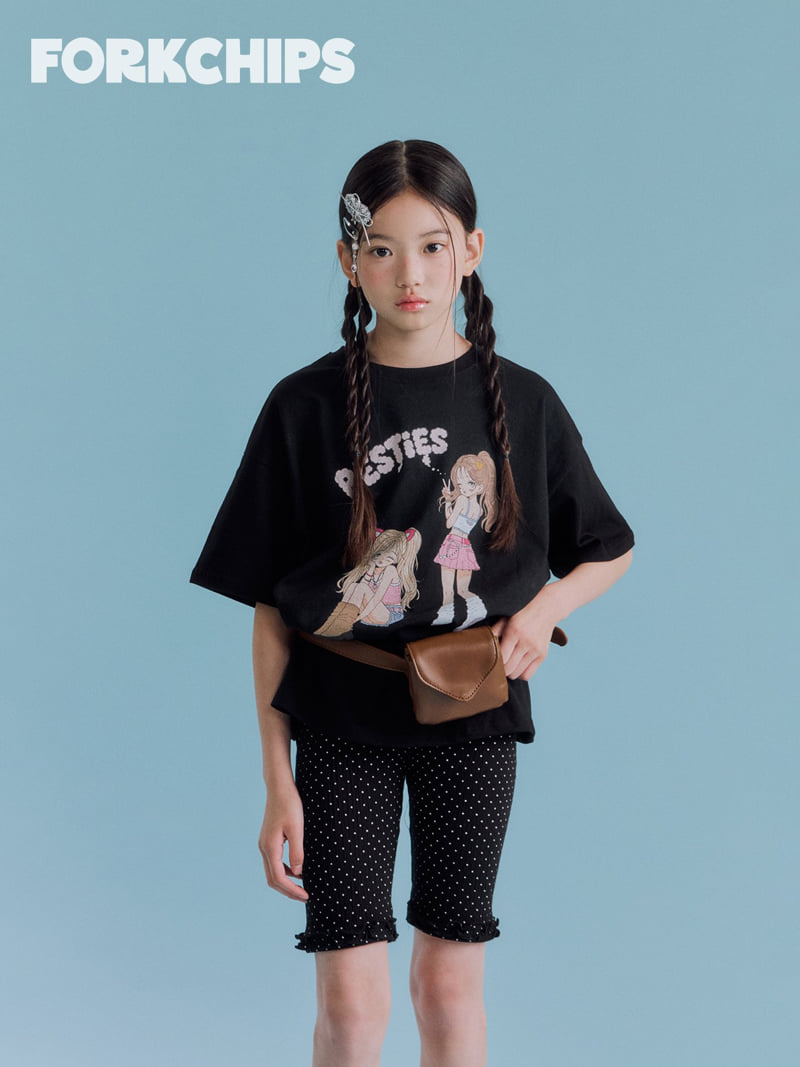 Fork Chips - Korean Children Fashion - #minifashionista - Sister Tee - 10