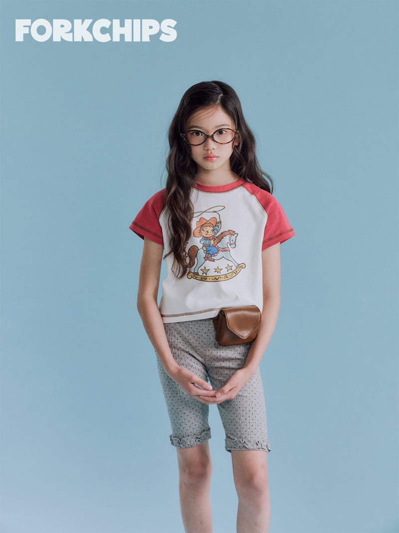 Fork Chips - Korean Children Fashion - #minifashionista - Baby Horse Tee - 7