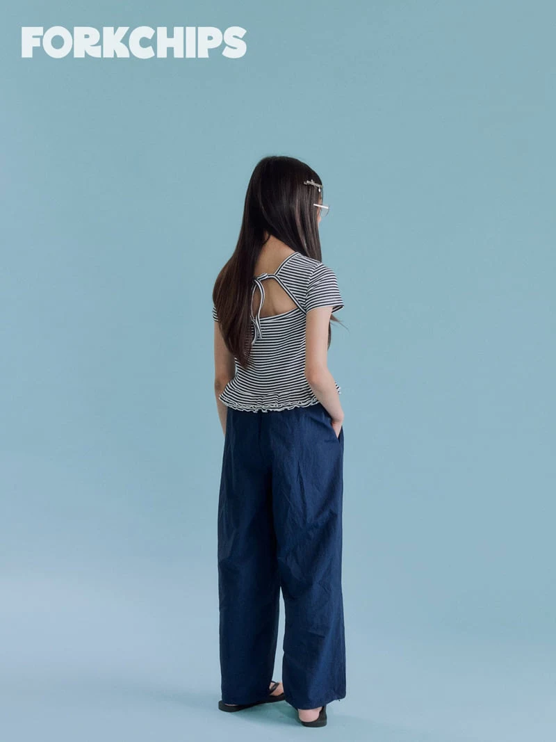 Fork Chips - Korean Children Fashion - #minifashionista - Cherry Slit Tee - 10