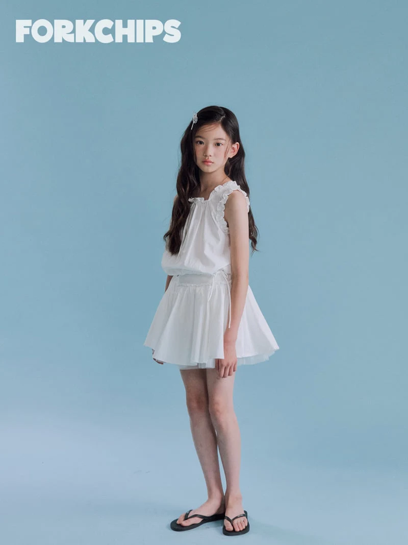 Fork Chips - Korean Children Fashion - #prettylittlegirls - Air Tutu Skirt - 12