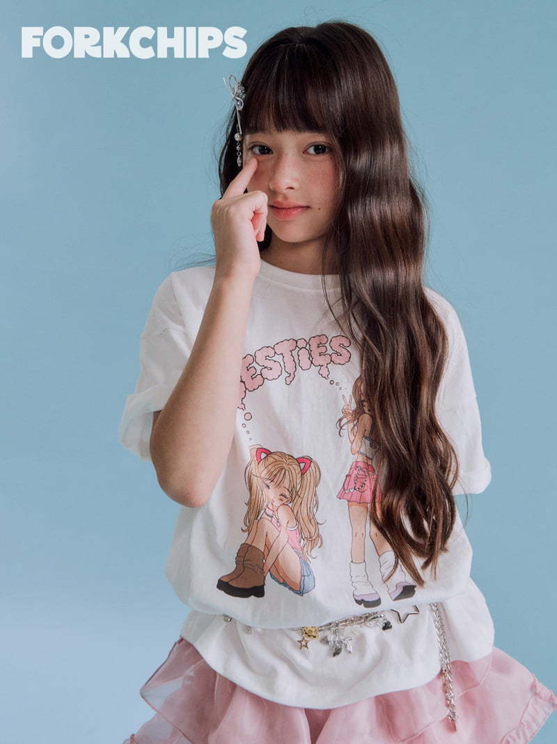 Fork Chips - Korean Children Fashion - #minifashionista - Flash Chain Belt - 4