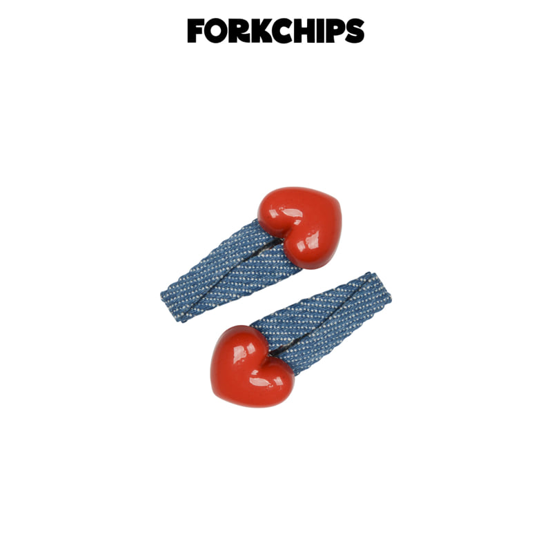 Fork Chips - Korean Children Fashion - #toddlerclothing - Cherry Snap Hairpin