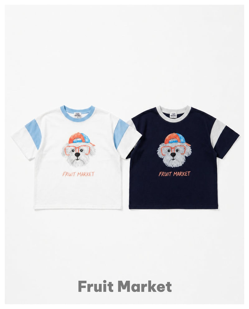 Fruit Market - Korean Children Fashion - #childofig - Dog Short Sleeve Tee - 9