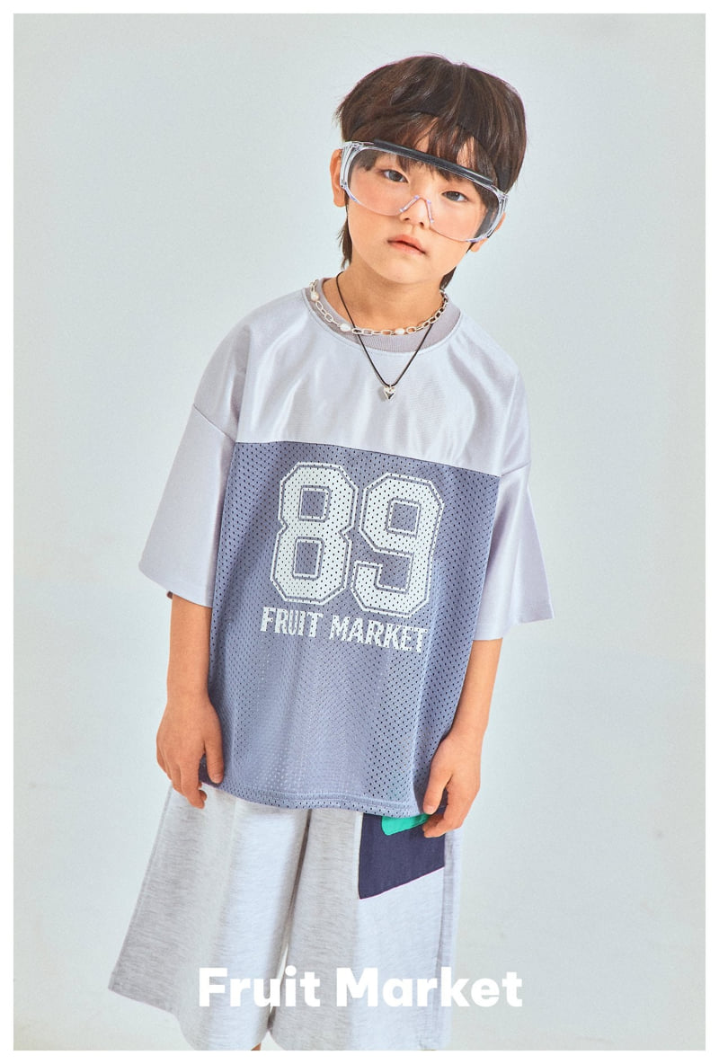 Fruit Market - Korean Children Fashion - #childofig - Mesh Short Sleeve Tee - 7
