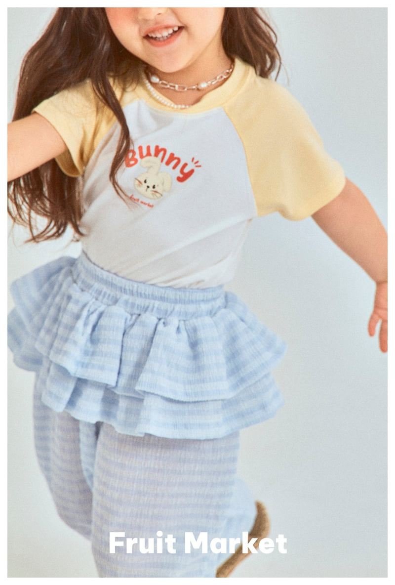 Fruit Market - Korean Children Fashion - #childofig - Bunny Short Sleeve Tee - 5