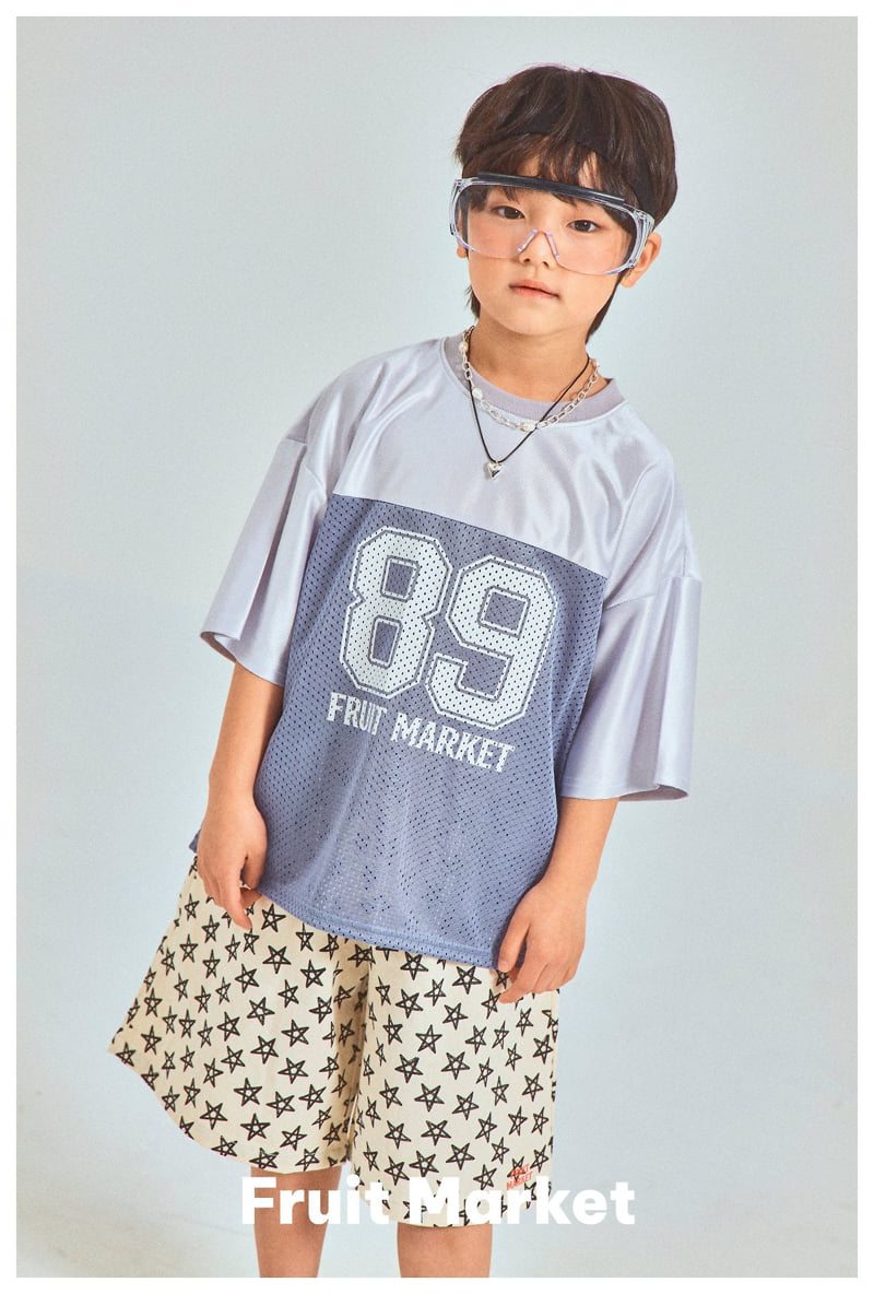 Fruit Market - Korean Children Fashion - #childrensboutique - Mesh Short Sleeve Tee - 8