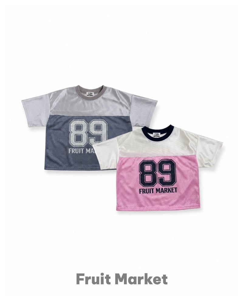 Fruit Market - Korean Children Fashion - #designkidswear - Mesh Short Sleeve Tee - 9