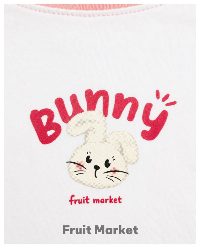 Fruit Market - Korean Children Fashion - #designkidswear - Bunny Short Sleeve Tee - 8