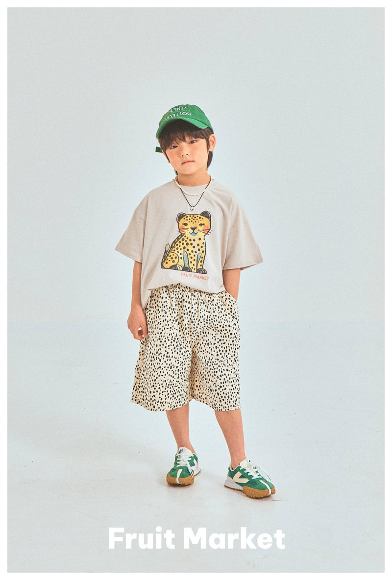 Fruit Market - Korean Children Fashion - #kidzfashiontrend - Leopard Tee