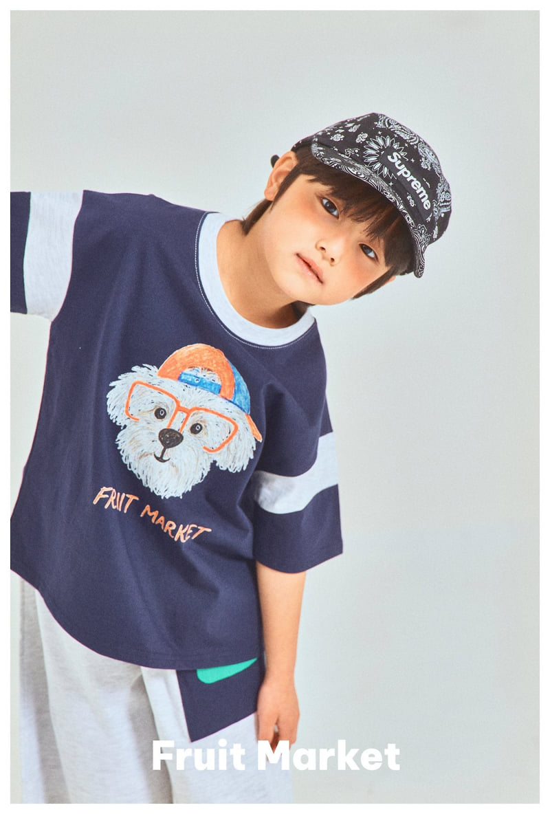 Fruit Market - Korean Children Fashion - #littlefashionista - Dog Short Sleeve Tee - 5
