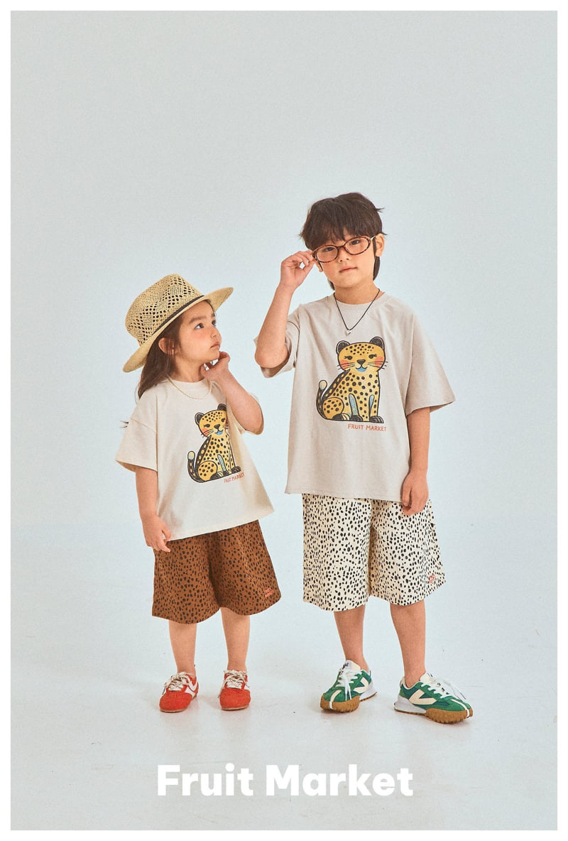 Fruit Market - Korean Children Fashion - #littlefashionista - Leopard Tee - 3