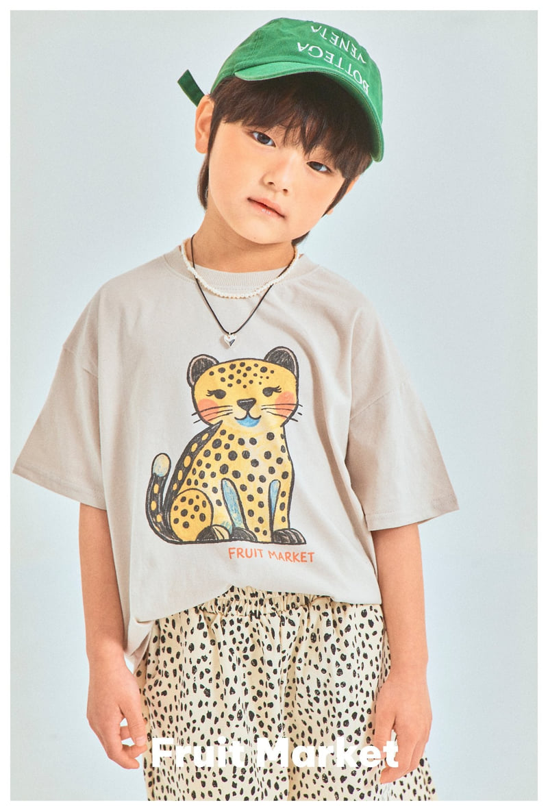 Fruit Market - Korean Children Fashion - #littlefashionista - Leopard Tee - 4