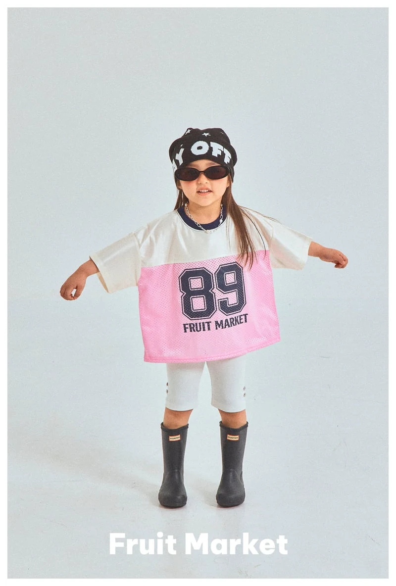 Fruit Market - Korean Children Fashion - #magicofchildhood - Mesh Short Sleeve Tee - 3