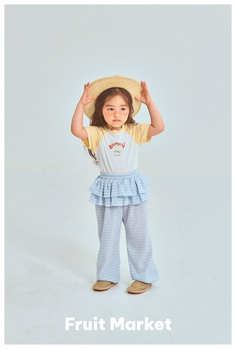 Fruit Market - Korean Children Fashion - #magicofchildhood - Bunny Short Sleeve Tee - 2