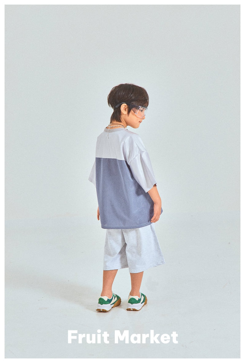 Fruit Market - Korean Children Fashion - #magicofchildhood - Mesh Short Sleeve Tee - 4