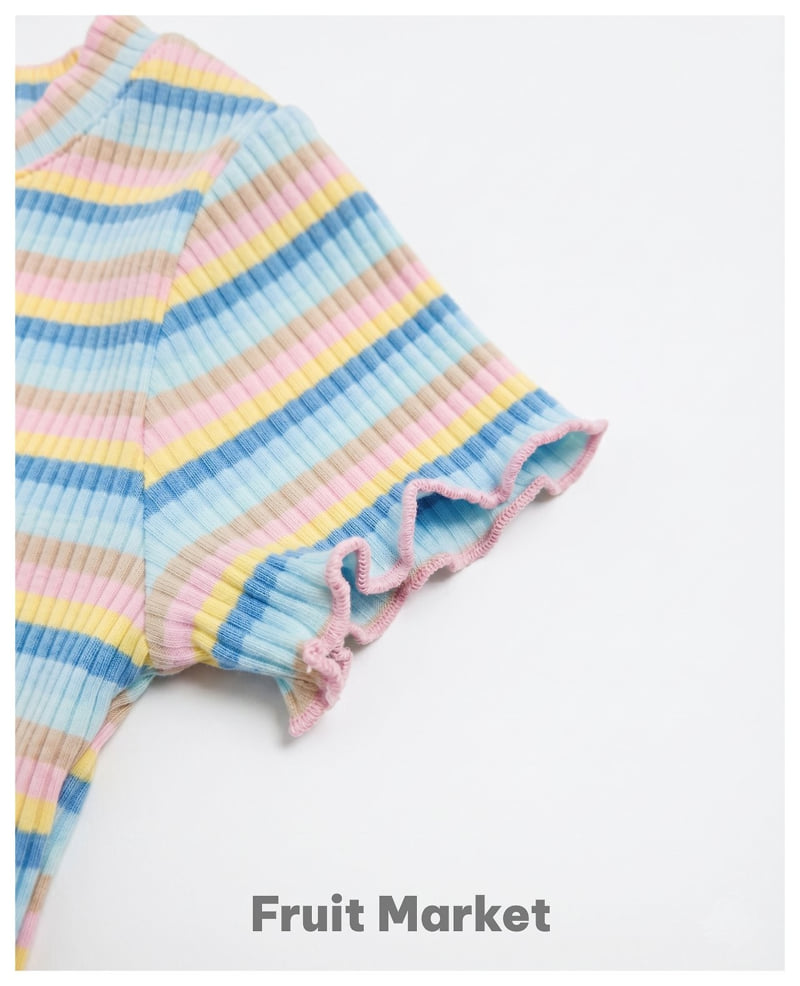 Fruit Market - Korean Children Fashion - #minifashionista - Frill Tee - 10