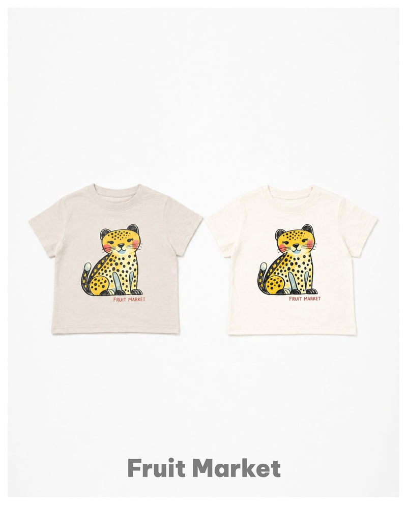 Fruit Market - Korean Children Fashion - #prettylittlegirls - Leopard Tee - 6