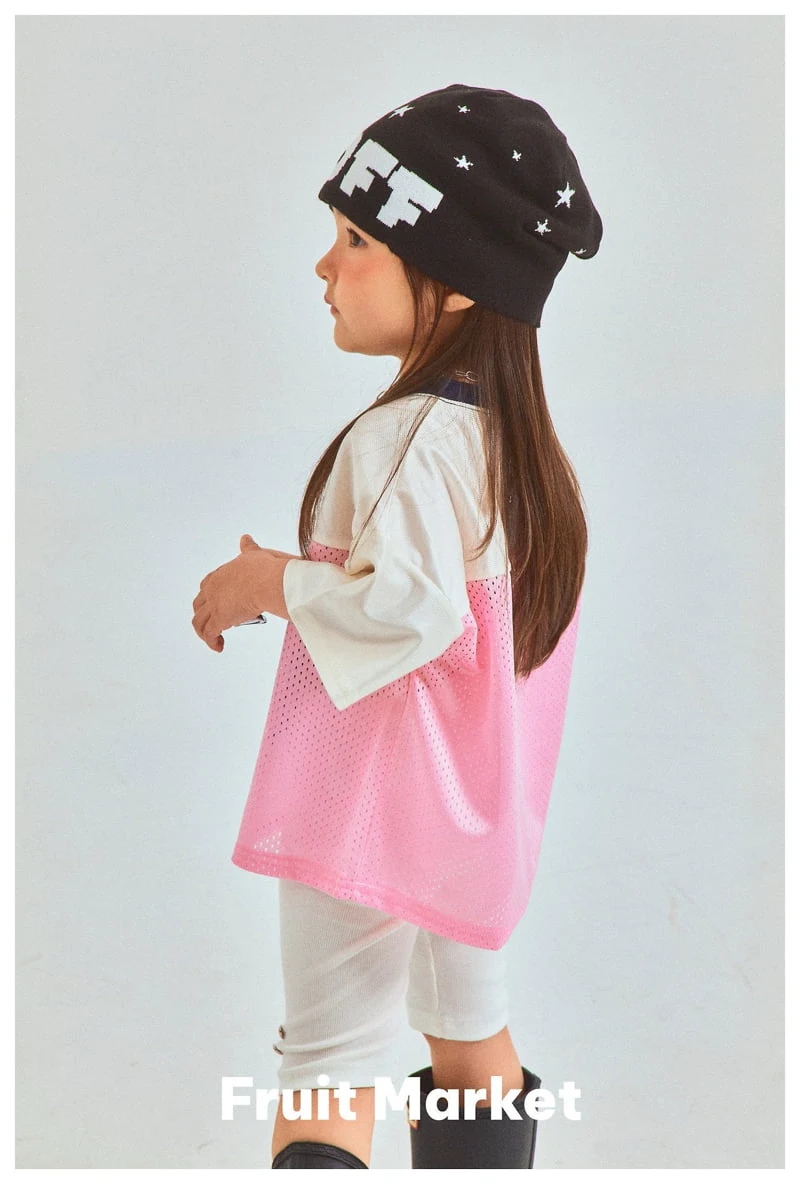 Fruit Market - Korean Children Fashion - #prettylittlegirls - Mesh Short Sleeve Tee - 5