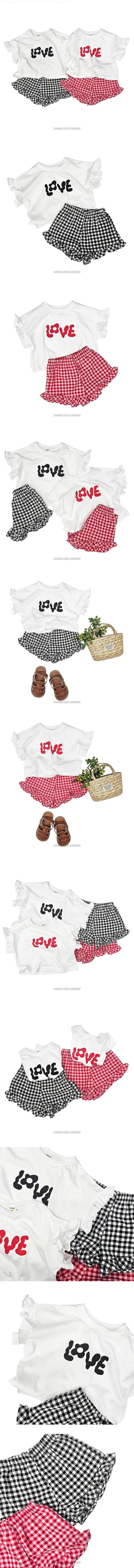 Hanab - Korean Children Fashion - #childofig - Love Frill Set