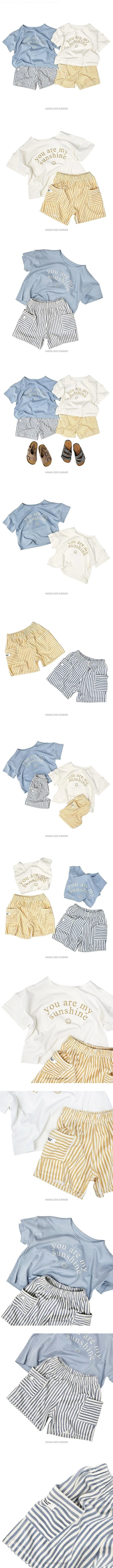 Hanab - Korean Children Fashion - #toddlerclothing - Sunshine Set