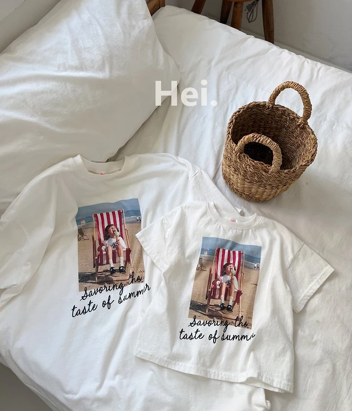 Hei - Korean Children Fashion - #Kfashion4kids - Beach Tee