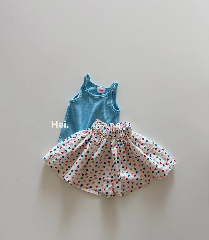 Hei - Korean Children Fashion - #childrensboutique - Heart Culottes - 12